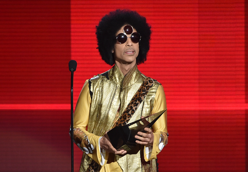 Prince at the American Music Awards at the Microsoft Theater in Los Angeles on Nov. 22, 2015Kevin Winter/Getty Images